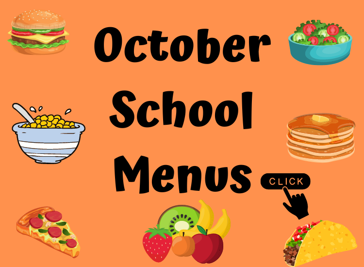 Oct Breakfast and Lunch Menu